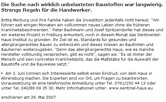 Abendblatt, Deutschlands ges&uuml;ndestes Haus, Seite 3