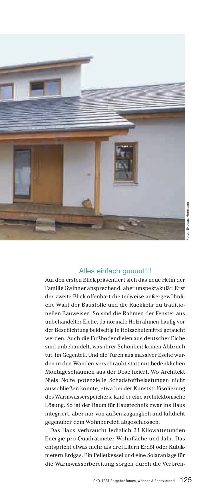 Wie eine Arche im Schadstoffmeer, &Ouml;ko-Test Juni 2007 Seite 6.2