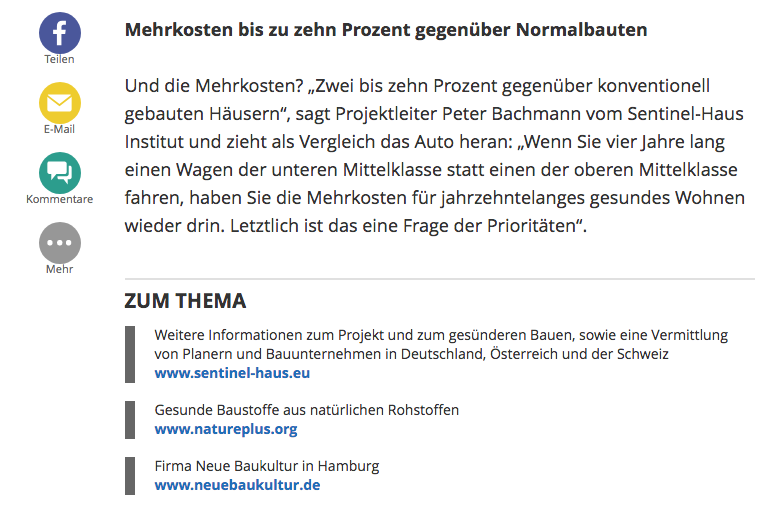 DAS GES&Uuml;NDESTE HAUS EUROPAS, Focus-Online, Seite 4